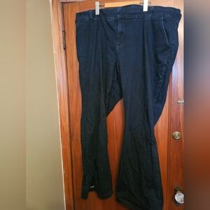 Torrid Jeans Premium Trouser Slim Boot Mid Rise Stretch Womens 26R Dark Wash